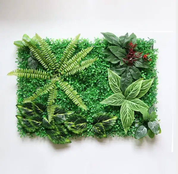 Factory wholesale Artificial Vertical Garden Wall Artificial green Plant 3D Wall Panel