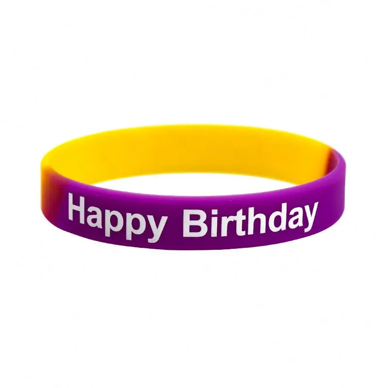 Event Souvenir Gift Cheap Custom Promotional Wristband Custom Silicone Bracelet With Your Own Logo