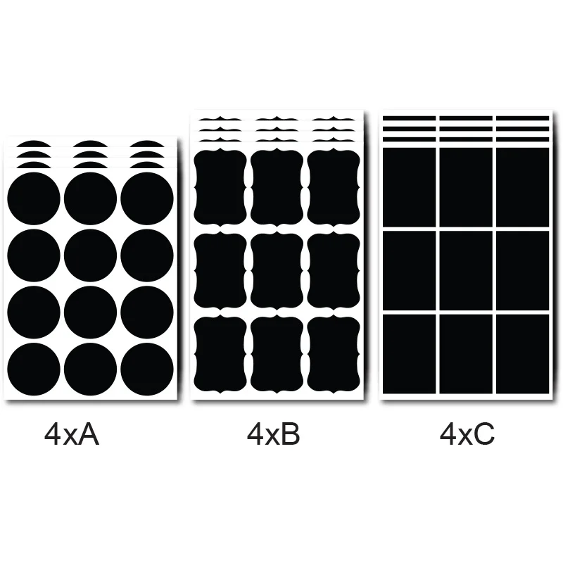 spice labels chalkboard label stickers for jars container Mason Jar Glass Bottle Chalk stickers pantry labels