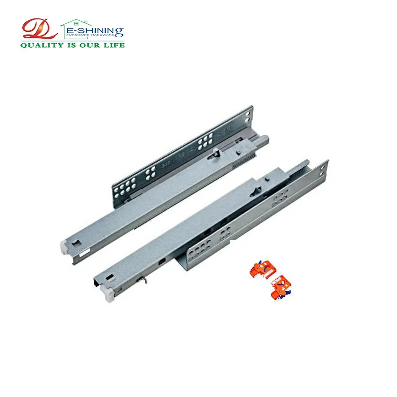 AODELI Slide on Full Extension Concealed Undermount Kitchen Soft Close Drawer Slides For Drawers Cabinet Furniture Hardware