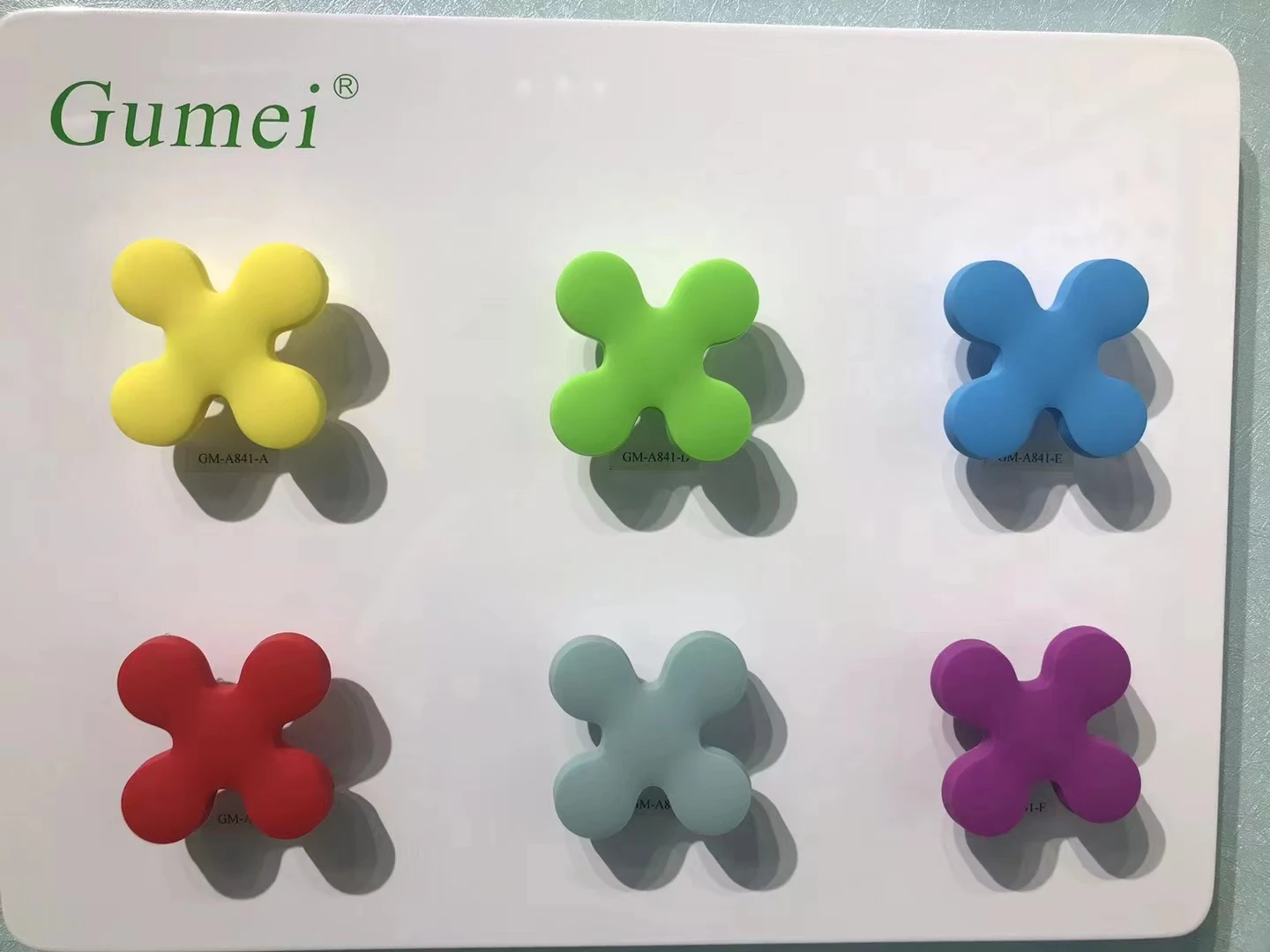 Hot Sale Creative Football Custom Rubber Kids Bedroom Theater Wardrobe Cabinet Handle Safety Anti Collision cartoon knob