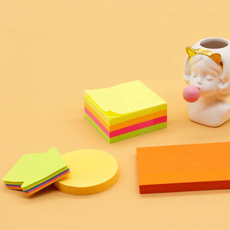 Odm Oem Post Note It Office Stationery Supplier Wholesale Custom Shaped Note Sticky Notes Notepads