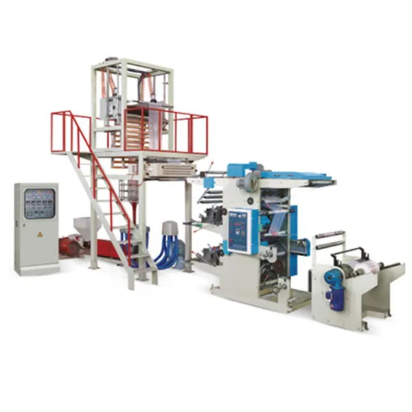 
Экструзионная Машина для выдувания пленки HDPE LDPE PE Однослойная пленка экструдер биоразлагаемая машина для выдувания пленки с принтером 