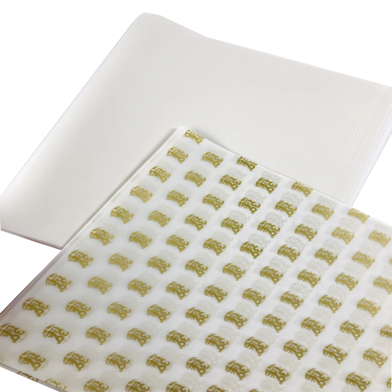
Unique Branded Logo Wrap Tissue Paper Sheet Printed Parchment Paper Roll for Packaging 