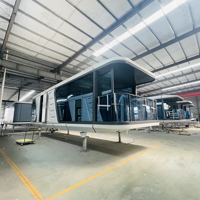 Furnished Luxury Mobile Toilets Festival Tuinhuis Mobilhome Prefab Building Apartment Osb Marketing Advertising Inflatable