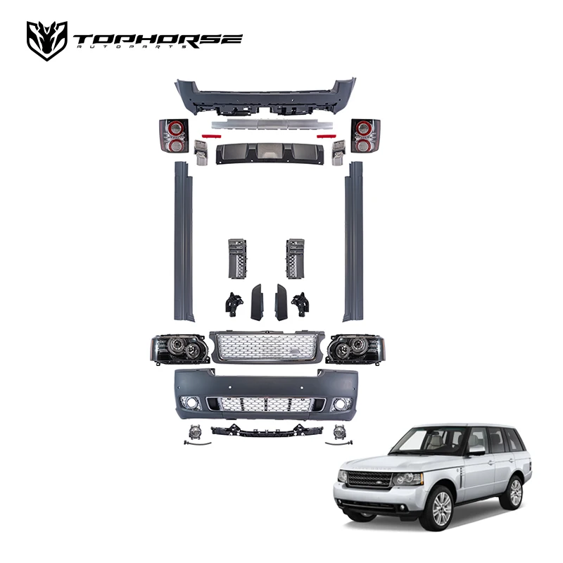 Upgrade Body Kit For Rang Rover Vogue L322 Autobiography Supercharged Land Rover Old Modle Upgrade To New Bumper Head Lights