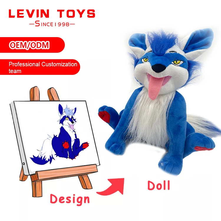 Игрушки LEVIN OEM/ODM Мультяшные животные аниме игрушки плюшевые на заказ сделайте собственный фильм