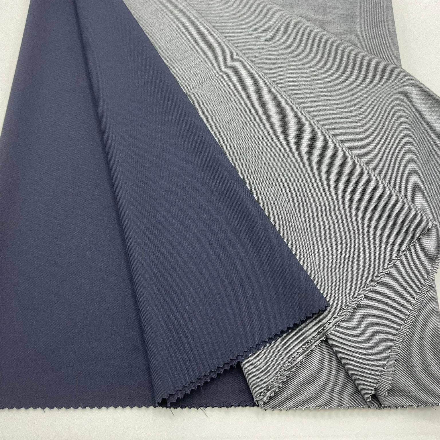 AJ56 Customized color textile processing wool/viscose/polyester spandex fabric for suit