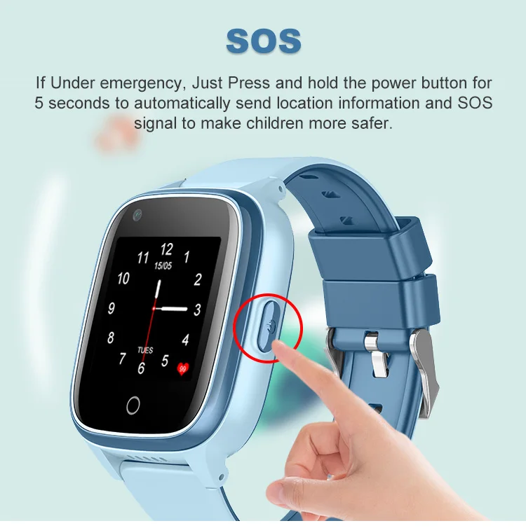 Factory direct sales android GPS AGPS LBS WiFi 4G Kids Smart watch D32