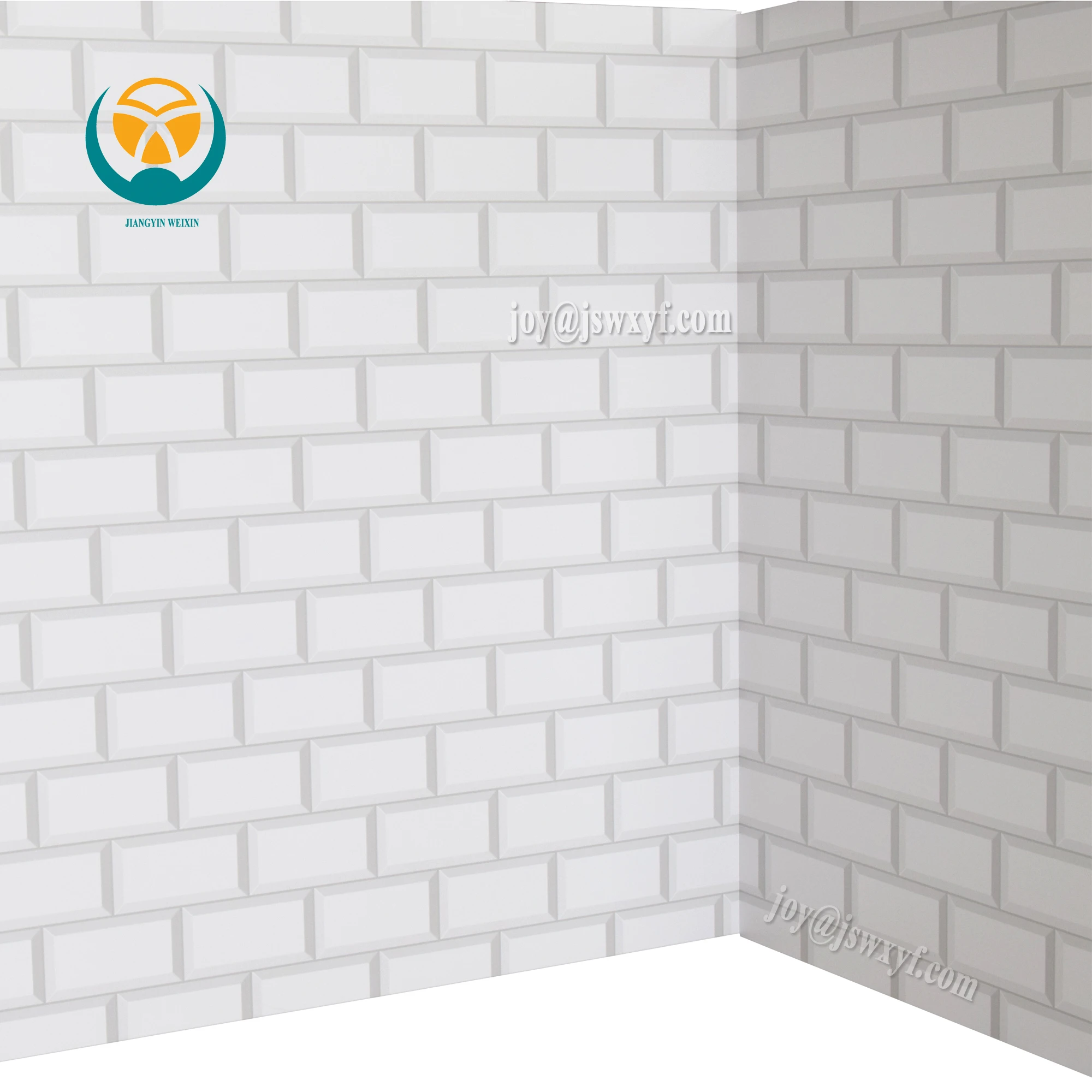 Tile effect PVC shower wall panel