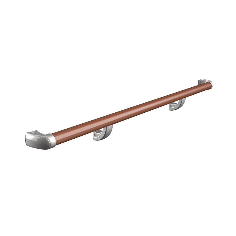 China supplier Railing Curved Hospital Corridor Plastic Round PVC Handrails With Slot