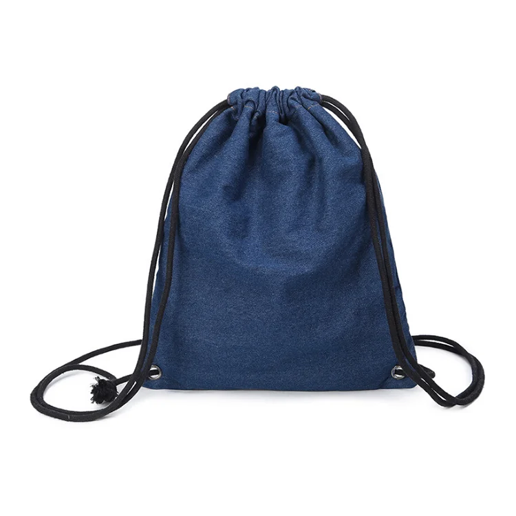 
Custom Logo Small White Canvas Bags Organic Drawstring Cotton Cloth Bag 