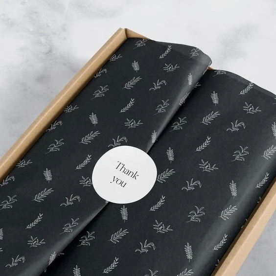 Custom Logo Shoe Clothing Package Tissue Paper