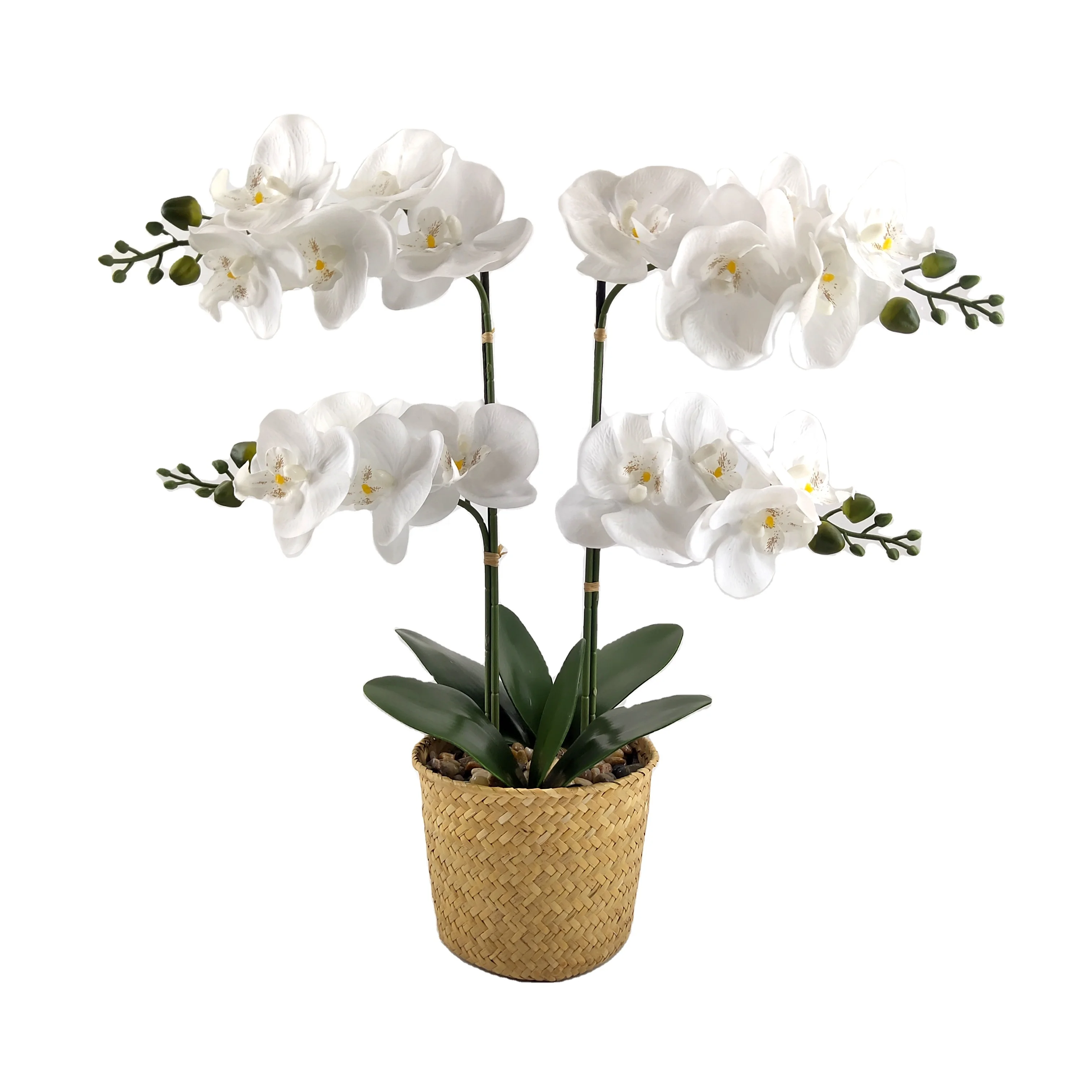 Artificial Flower For Home Decor Phalaenopsis Artificial Orchid Flower Artificial Plant Potted Artificial Plant Orchid