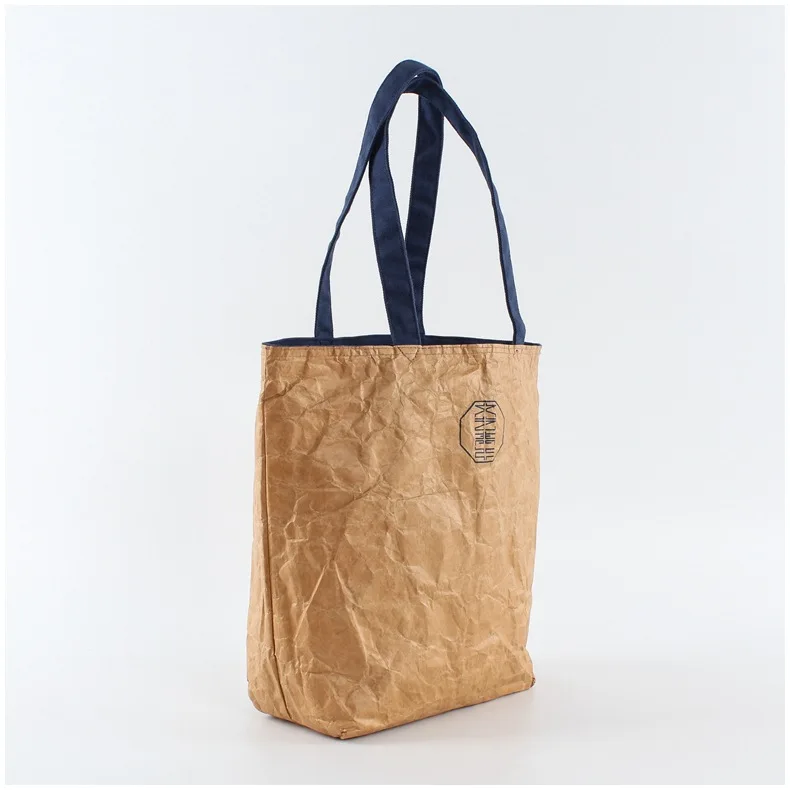 Professional production of high-quality waterproofing Tyvek  Fashion shopping cotton tote bag with printed logo