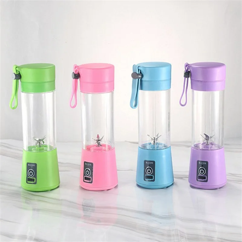 XZ567 Mini Mixer for Smoothies Personal Fresh Juice Mixer Bottle with USB and Wireless Charging mini portable juicer bottle