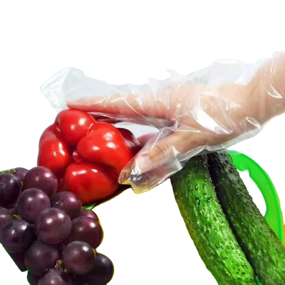 OEM FACTORY PE HDPE TPE Waterproof Disposable Gloves Kitchen Household Plastic Gloves