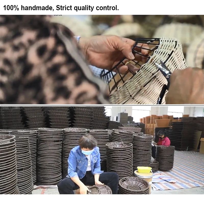 Rattan Coconut fiber Animal Deer Shaped Planters For Flowers Succulent Cactus Plants Wholesale Flowerpots Christmas Decor