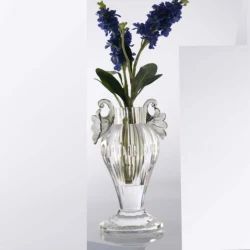Modern clear Crystal  Flower Glass Vase Large Floor Vase for home decoration
