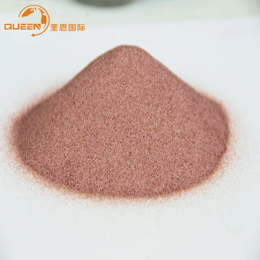 Rose red waterjet cutting 80 grit garnet sand