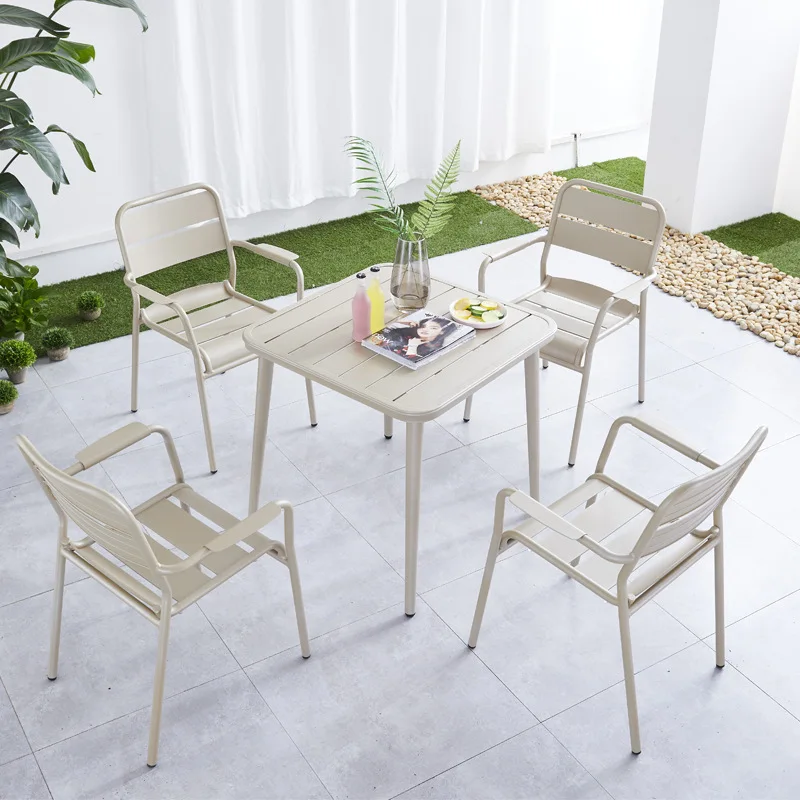 Hot Sale Outdoor Garden Furniture Sets Outdoor Table And 4 Chair Dining Set