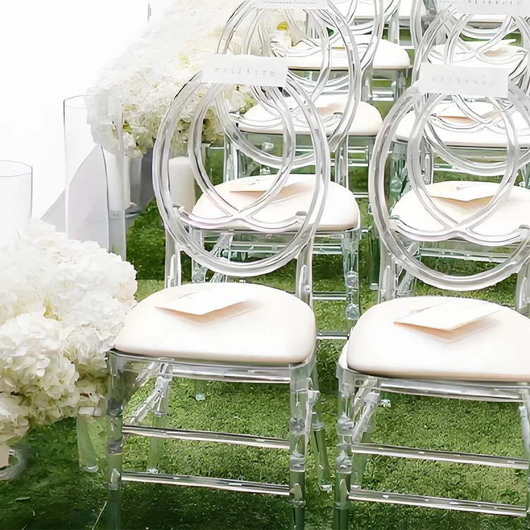 Оптовая продажа стеганых подушек для стульев Chiavari и Tiffany из искусственной кожи ткани со съемным устройством свадьбы