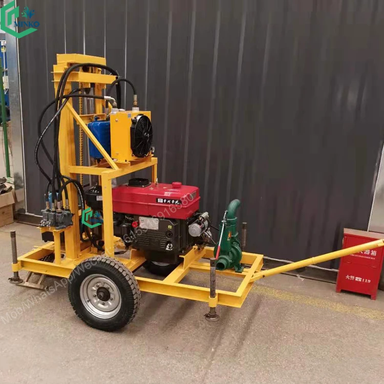 hydraulic 200m well drilling water drill well machine prices