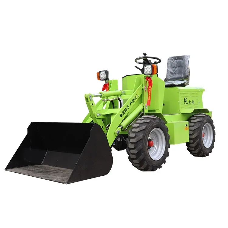YANUO Factory manufacturing cheap mini -pure electric loader telescopic moving arm small wheel loader