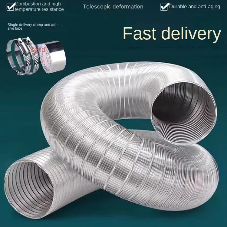 Factory Price Aluminum Semi-Rigid Flexible Air Duct for HVAC Parts for Staircase & Dining Application