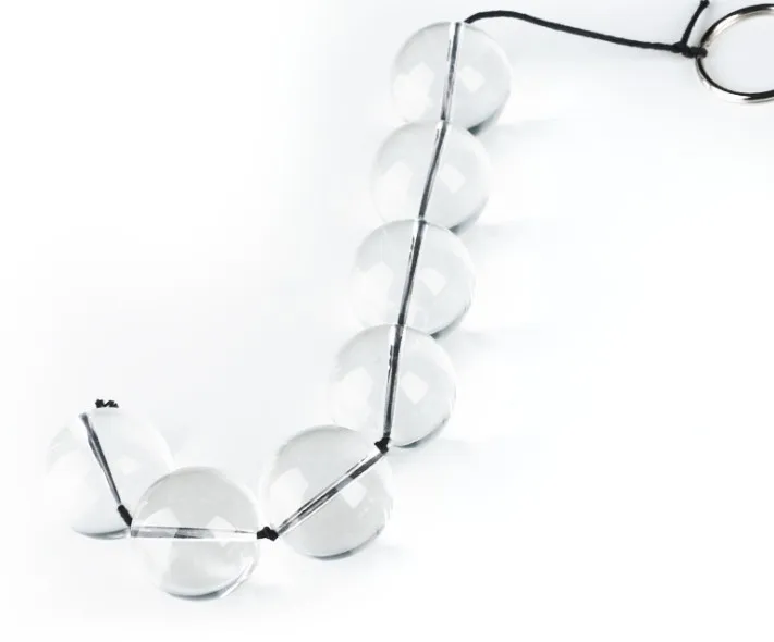 Women Men Adult Sex Toy Crystal Glass Anal Plug Enlarge Anal Beads Plug Wholesale S,M,L,XL