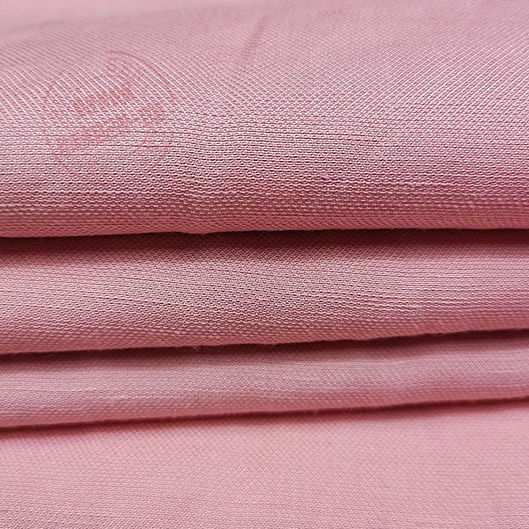 New Fashion 120D Tencel Ramie Woven Fabric 204GSM  for Spring Summer and Autumn Women Dress