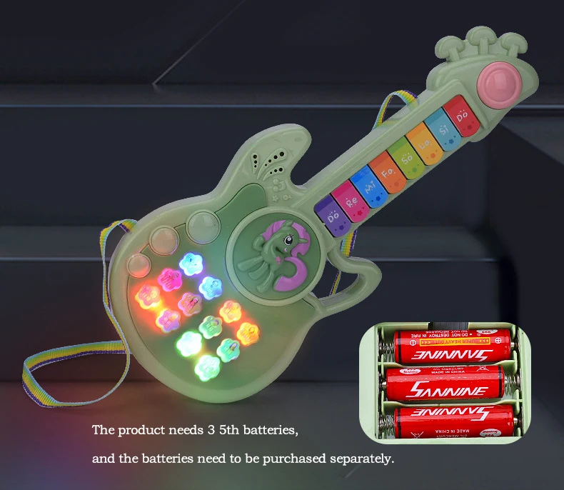 Wholesale Musical Instruments Learning Toys Guitar Musical Toys for Kids Babies Guitar Musical Toys