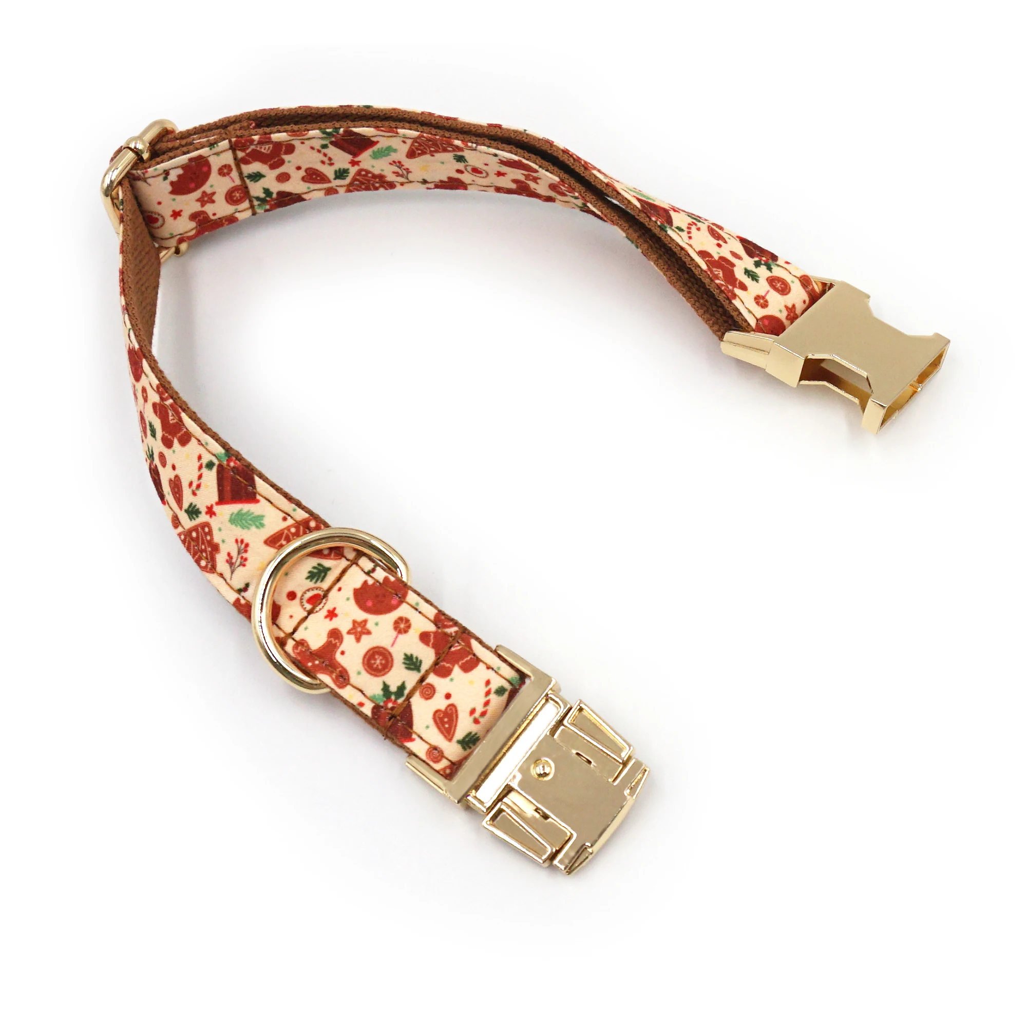 Tiktok hot selling products 2024 Christmas gift for pet dog collar print cotton dog collar christmas item dog collar necklace