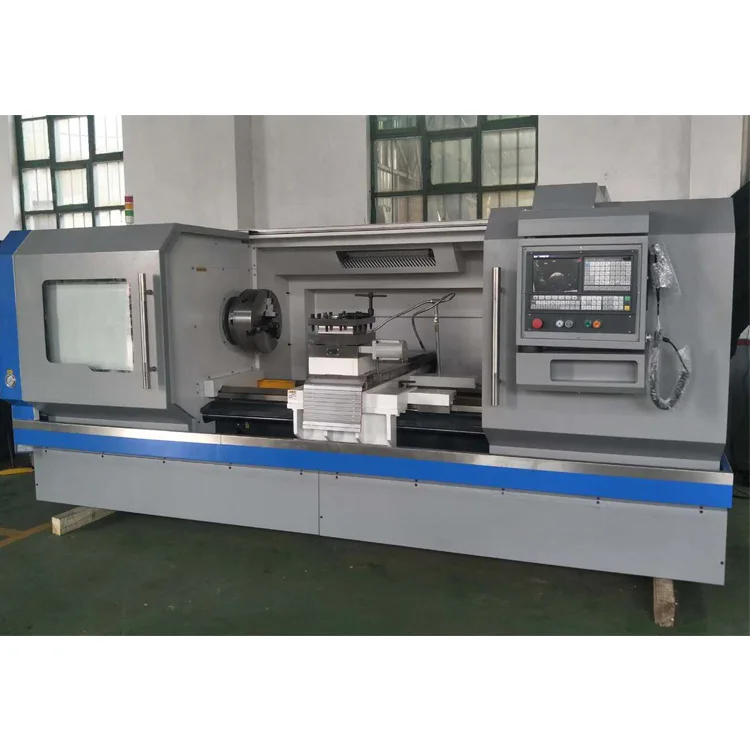 LCK800 Spindle hole 105mm cheap fanuc cnc lathe machine