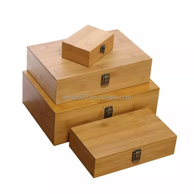 bamboo wooden box wood display box wood shadow box