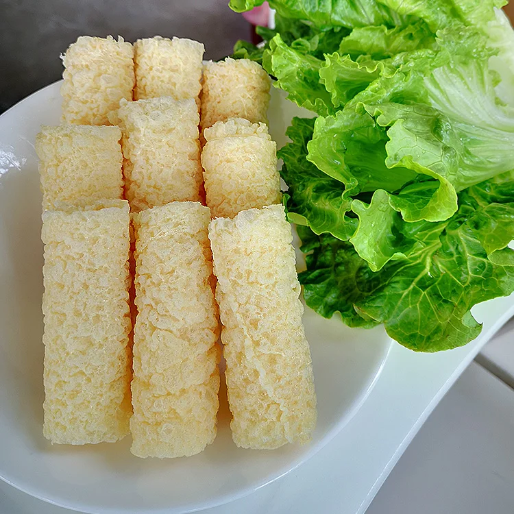
Hot Sale Fresh customized Healthy and No chemical seasoning tofu skin bean curd stick 