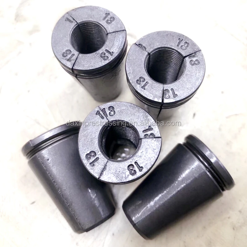 Anti corrosion cable anchor clamp for post tension building material