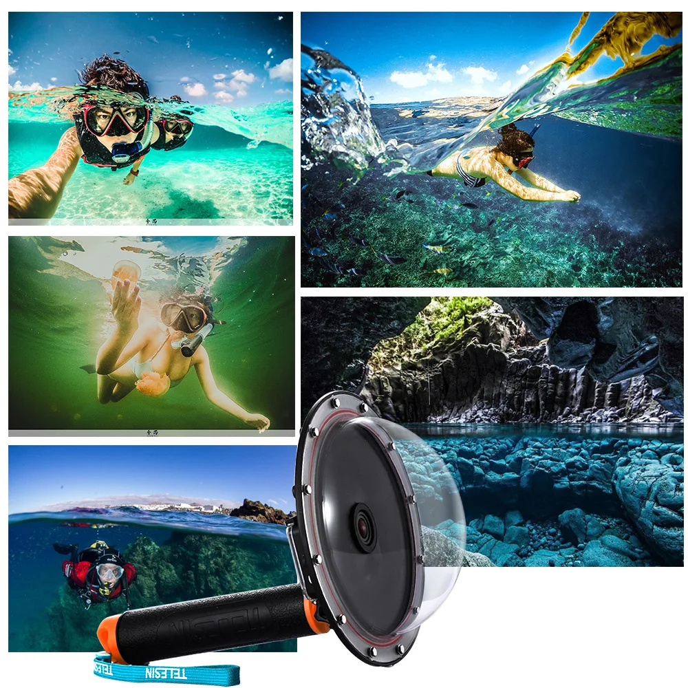 Dome Port Lens for GoPro Hero Black 4 3+ 3 Waterproof Housing