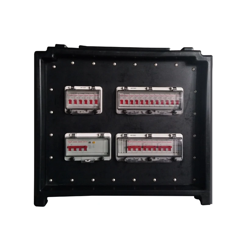 Stage Temporary Socket Box JHDB-LC02 J&H 63A 3 Phase Outdoor Stackable Portable Waterproof Distribution Box