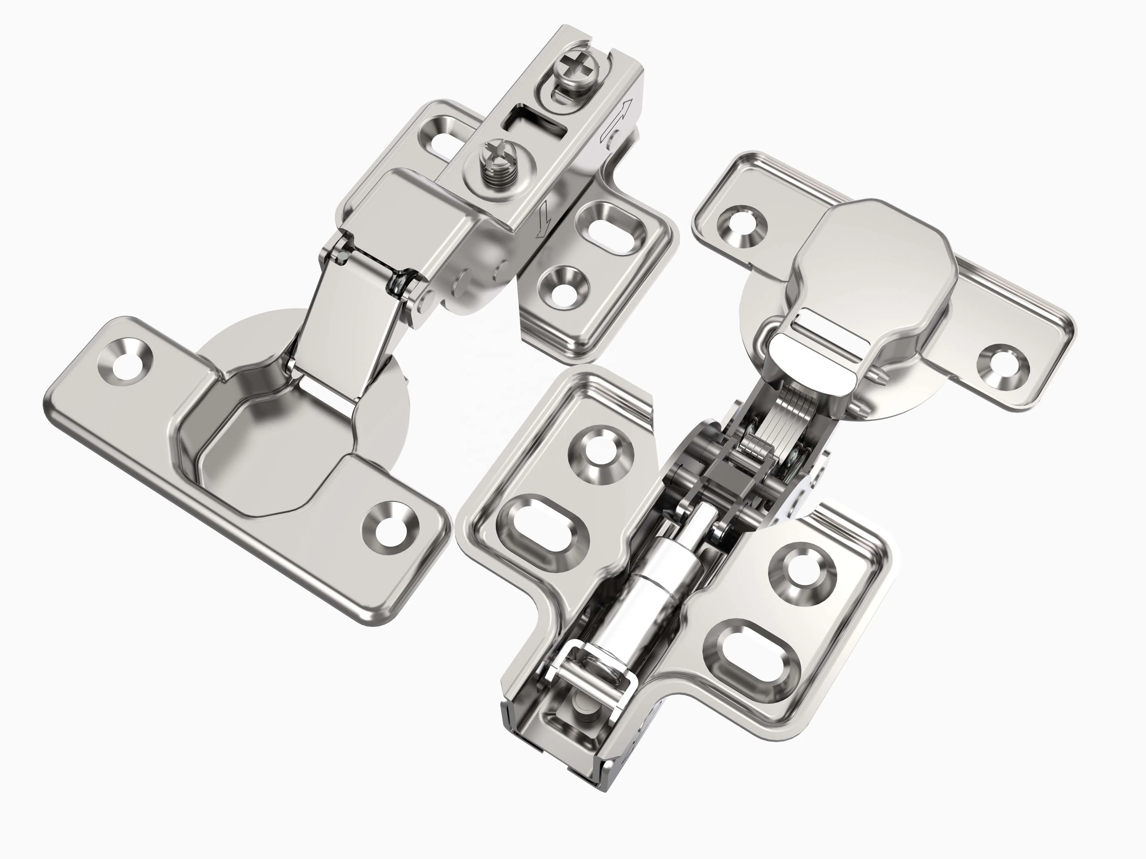 High Quality Soft Close Cabinet Concealed Hidden Hinges Invisible Hinge European hinges for Wholesalers and