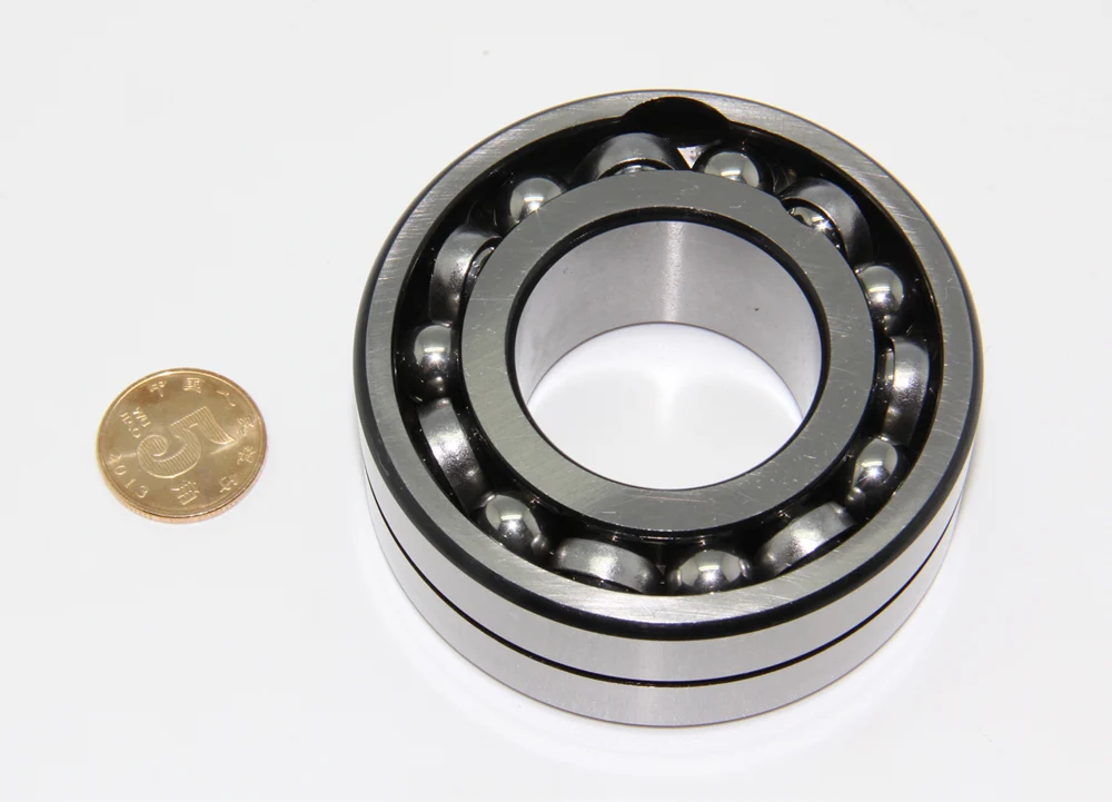 HRTZC  Double row angular contact ball bearing with S-shaped iron retainer with installed ball gap 3313 S