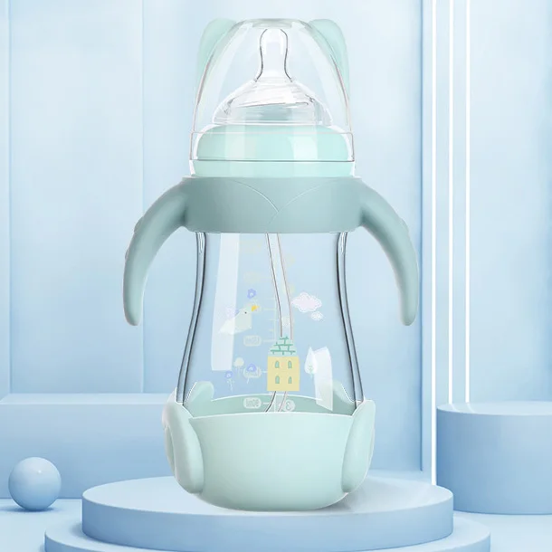 Детская тренировочная ручка для кормления питьевой водой держатель бутылочка Бутылочка с