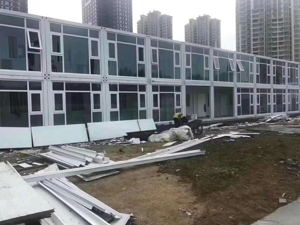 modular housing units/prefabricated container house/prefabricated glass house