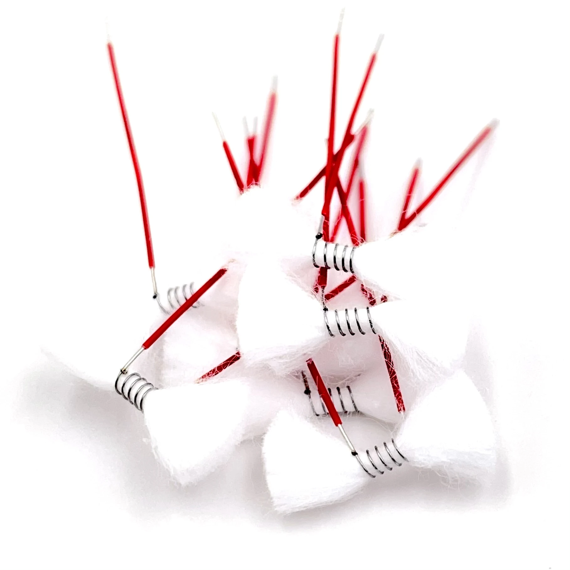  Vapes Accessories coil heater for relxvape yoozvape E-cig special Silver wire Cotton