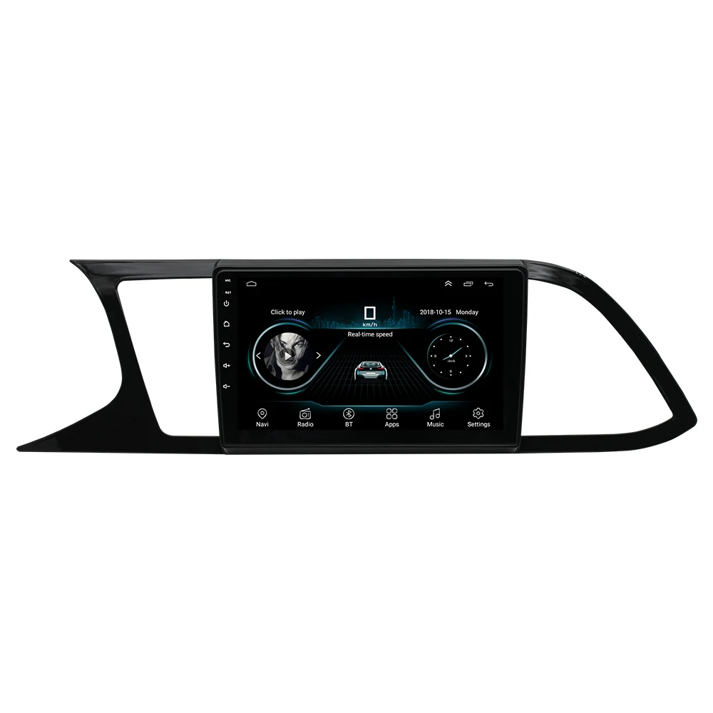 Android 2din car radio stereo For Seat Leon 3 MK3 2012-2020 fascia frame carplay audio navigation dvd player