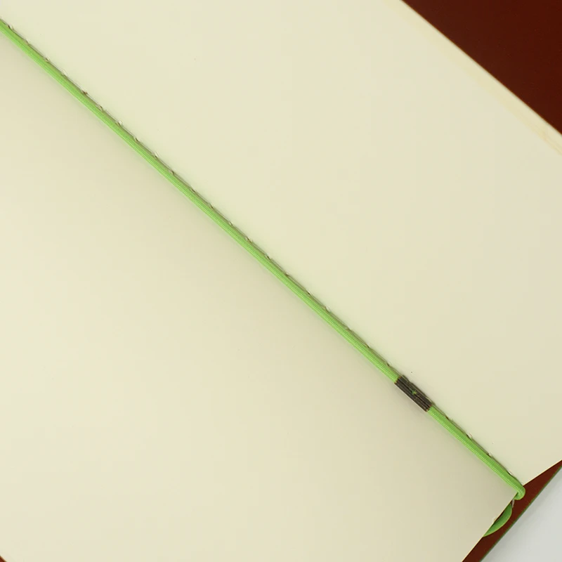 custom design portable executive korean stationery leather journal lined planners and notebook with customization
