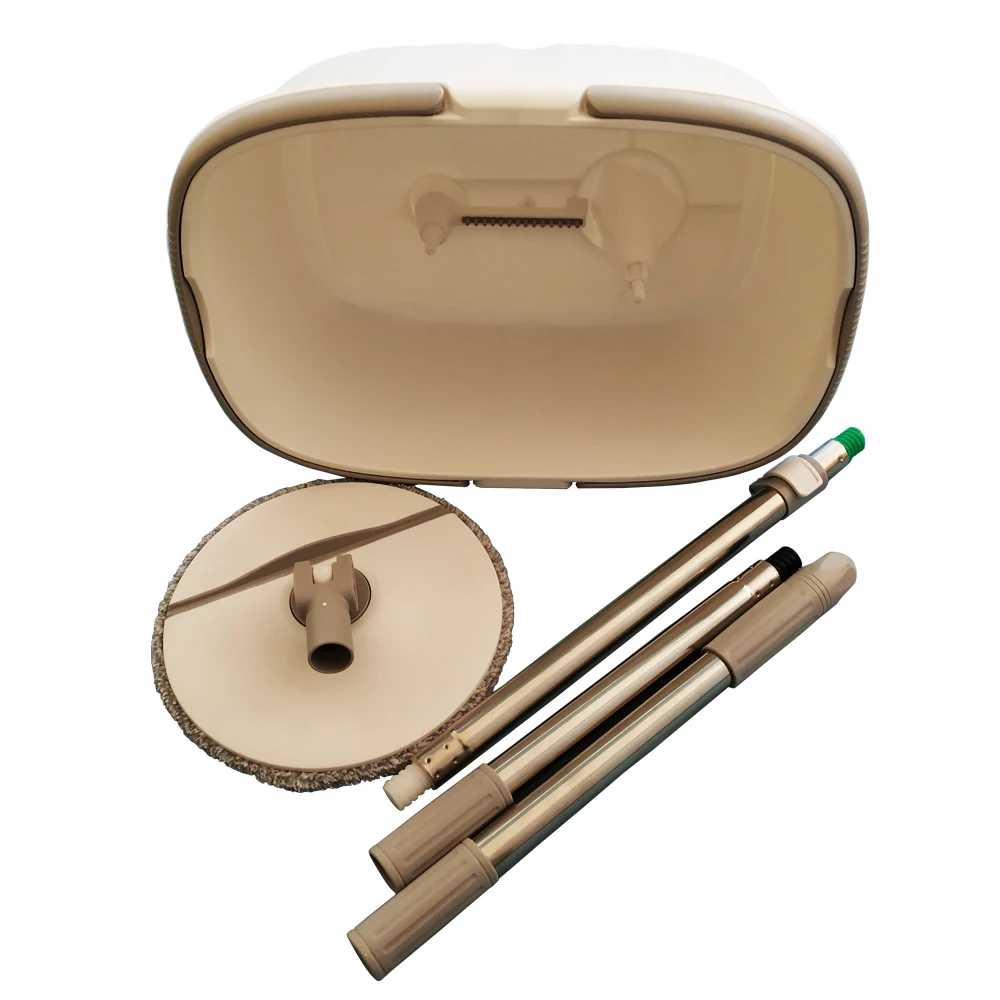 BNcompany BN1905 360 rotate hands free magic healthy dirty clean water flat spinning Mop Bucket set for house floor cleaner