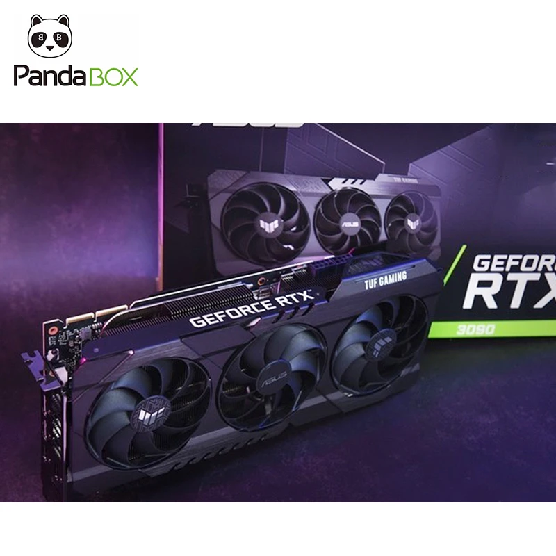 pandabox Rog Strix Rtx 3090 24gb  Graphics Card Gaming Tuf Rtx3090 Gpu Geforce High Hashrate