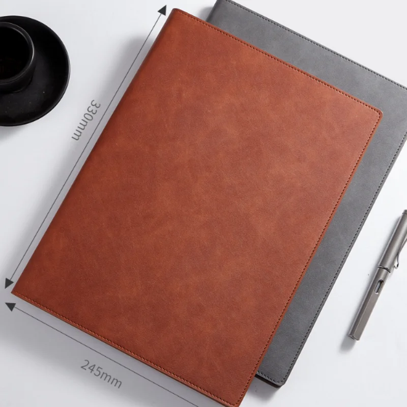 Wholesale Office Receipt Business Document Board PU Leather Contract Signing Manager File Holder Folder