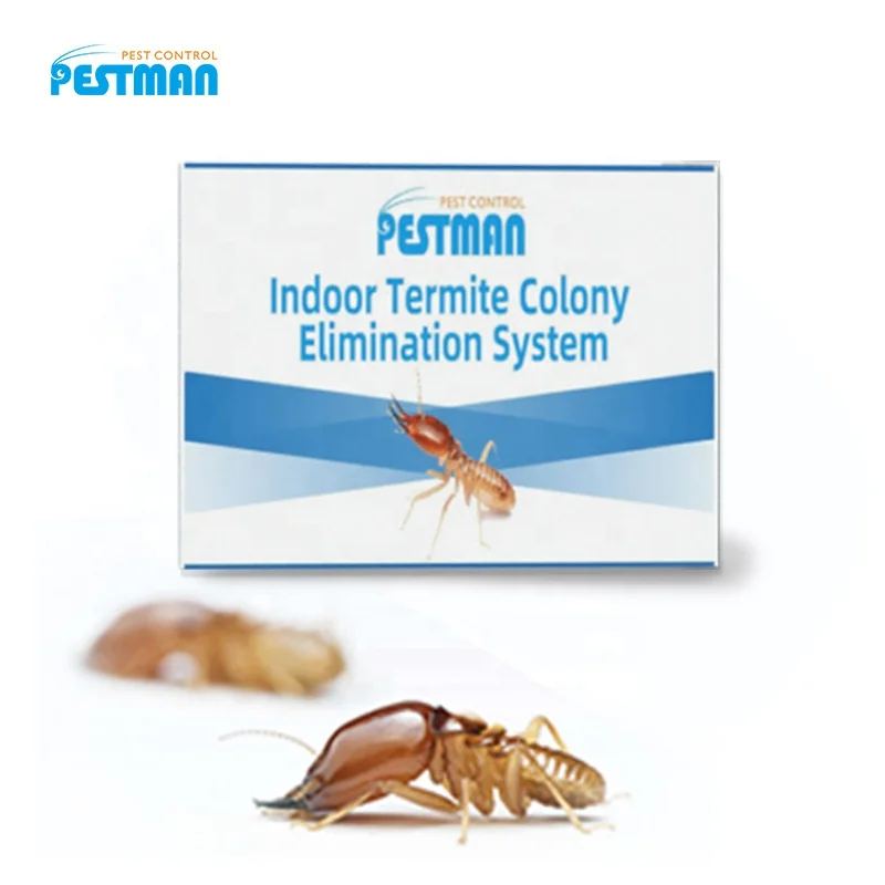 PESTMAN anti termite bait killer station powder baiting system control bulk termite feed system paint killing chemicals